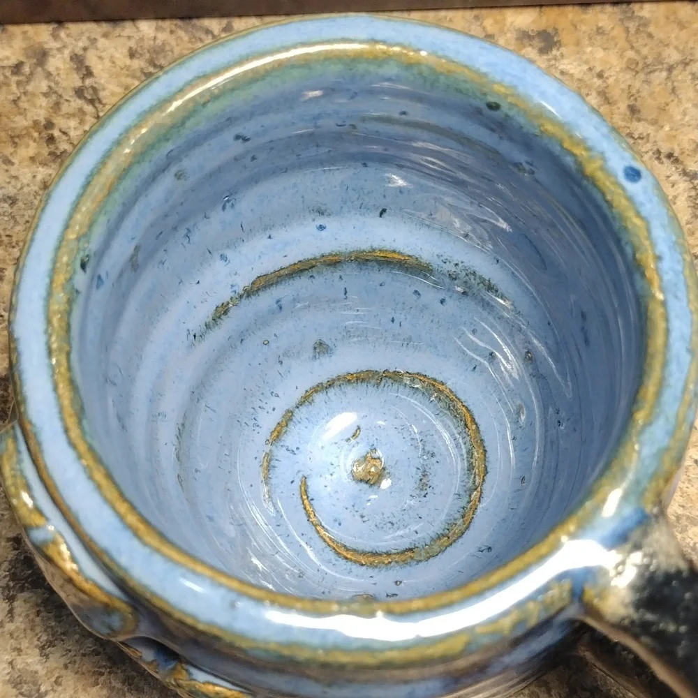 Blue Hand Built Mug/Cup